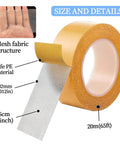 Heavy Duty Double Sided Tape 2 Inch By 65 Foot With Fiberglass Mesh Ultra Sticky High Tack Mounting Tape for Rugs Carpets Pictures