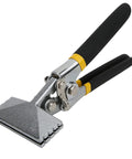 Curved Metal Sheet Seaming Pliers Heavy Duty Manual Bender with non-slip grip, 220mm, showing straight design for metal fabrication.