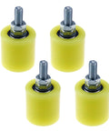 Slide Gate Guide Roller 1.66 By 1.77 Inch Heavy Duty Nylon Ball Bearing Side Roller Assembly Pack Of 4 For Smooth Gate Operation