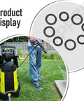 Heavy Duty Replacement O Ring Kit For Electric Pressure Washers Includes Small And Large Rubber Seals For SPX3000 SPX3001 SPX3500