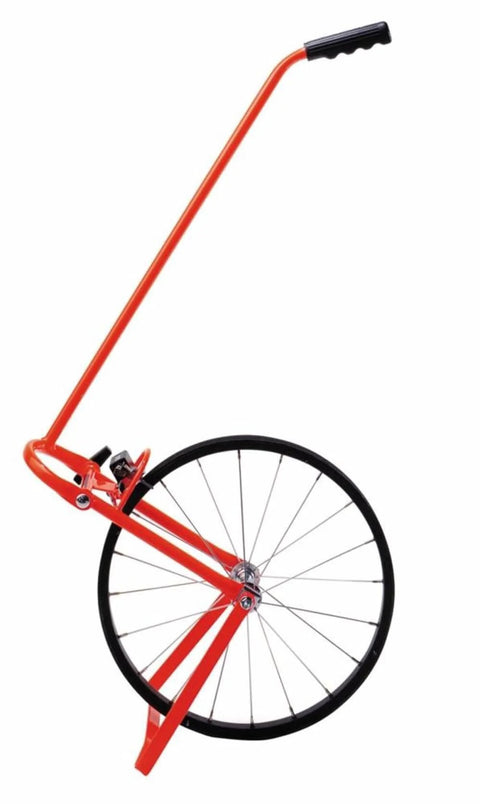 Reliable 4-foot measuring wheel delivers precise distance readings for construction, landscaping, and DIY projects with an all-steel frame