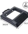Heavy Duty Pallet Jack Stopper Chock For Trucks And Trailers, Instantly Park Your Pallet Jack In Seconds, 14.2x11.6x2 inch, handle