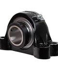 Heavy-Duty Solid-Housed Pillow Block Spherical Roller Bearing With Cast Iron Housing For Industrial Machinery, Built-Tough Seals For Long-Life Performance, Interchangeable With Leading Brands, One And Fifteen Sixteenths Inch Bore, PT Select EP2B115TE
