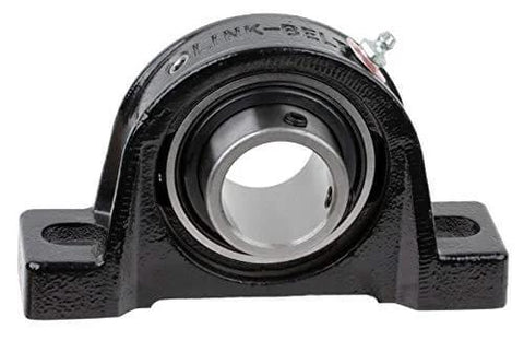 Front view of Heavy Duty Pillow Block Bearing With Cast Iron Housing And 2 7 16 Inch Bore P3S239E Sealed For Longer Life.