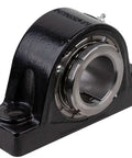 Solid Housed Pillow Block Spherical Roller Bearing Two And Seven Sixteenths Inch Bore Rexnord Link Belt PB22639HK81 Cast Iron Housing