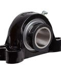 Heavy-Duty Solid-Housed Pillow Block Spherical Roller Bearing With Cast Iron Housing For Industrial Machinery, One And Fifteen Sixteenths Inch Bore