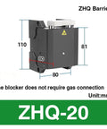 Heavy Duty Pipe Blocking Cylinder With Buffer And Two Speed Chain Pneumatic ZHQ-20 Limiter And Stopper For Accurate Pipe Blocking ZDQC32-10