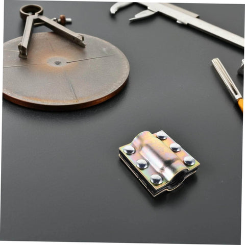 Heavy Duty Plumbing Leak Repair Clamp For Water Pipes, Quick Install Pipe Clamp Tool shown with tools on black surface