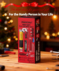 17-Piece Heavy Duty Grease Gun Kit: 14oz Grease Tube Flexible Hose Bearing Grease Pump 8000 PSI Pistol Grip displayed on table
