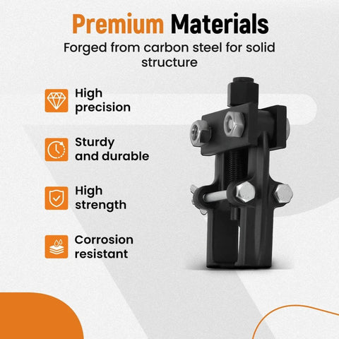 Heavy Duty Pitman Arm Puller For Three Quarter Ton Cars And Light Trucks, Adjustable Two Jaw Bearing Removal Tool with forged jaws