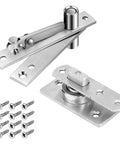 Beefy 330 Lbs Heavy Duty Pivot Hinge for Large Wood Doors and Bookshelves Invisible Pivot Hardware with Built In Ball Bearings