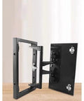 360 Degree Heavy Duty Concealed Pivot Hinge For Invisible Doors Stainless Steel Hidden Hinge For Stone Tile And Marble Access Panels Ideal For Inspection Doors Maintenance Panels Hidden Access Points In Bathrooms Underfloor Heating.