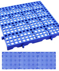 Heavy Duty Plastic Pallets 3 Pack Tough As Nails 11.8 x 11.8 x 1.8 Inches Waterproof Ventilated Grid Design Stackable Nestable Floor Pallets For Basement Garage And Warehouse Storage RUENXG