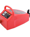 Heavy Duty Workhorse Pneumatic Vacuum Pump For Auto And Home Air Conditioning Systems With 4.2 CFM Capacity, red design with handle