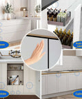 Heavy Duty Magnetic Push Latch for Cabinets and Large Doors No Handle Push to Open Touch Latch White 2 Pack Ideal for Drawers and Kitchen Cabinets Magnetic Release Latch