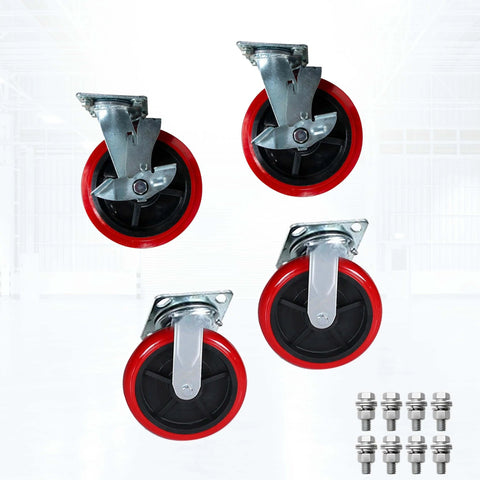 Replacement swivel wheels for ✝️ Platform Cart Industrial Dolly Cart 3300LB Heavy Duty 60” x 30” Platform Hand Truck Push Cart