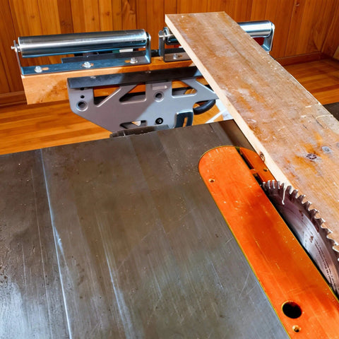 2" Diameter Heavy Duty Roller with Bracket Set - 17" Long for Transporting Such as Foating Fishing Boats on saw table