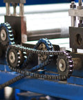 Heavy Duty Roller Chain Idler Sprocket Set For ANSI 40 DIN 08A Chains installed in machinery.