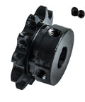 Heavy Duty Roller Chain Sprocket 11 Tooth B Type Half Inch Bore Hardened 1045 Carbon Steel Sprocket ANSI Martin Standard For Industrial Machinery And DIY Projects Built Tough Premium Quality By Jeremywell close-up
