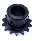 Heavy Duty Roller Chain Sprocket For Three Eighths Inch Pitch RHKING Fifteen Teeth And Three Quarter Inch Bore Rust Resistant Type B