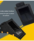 Heavy Duty Wheel Chocks Set of 2 for Trucks Trailers RVs and More Extra Large 10 x 6 x 7.3 In Rubber Blocks with Handle