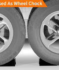 Heavy Duty RV Leveling Blocks Kit For Dual Axle Trailers And Motorhomes, HDPE With Non Slip Gear Mesh used as wheel chock