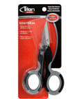 Heavy Duty 5.5 Inch Stainless Steel Scissors with Power Notch and Comfortable Grip on packaging, ideal for crafting and office use.