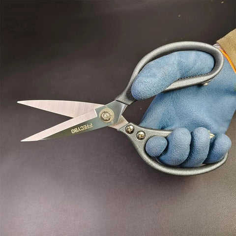 Heavy Duty 8.5 Inch All Purpose Scissors With Reinforced Stainless Steel Blades And Durable Metal Handles for easy cutting