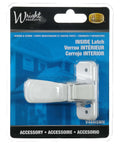 Replacement Heavy Duty Inside Screen Door Latch With No Lock Out Tech White Finish packaging