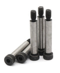 Beefy Heavy Duty Alloy Steel Shoulder Bolts Five Sixteenths By One And One Half Inch Hex Socket With One Quarter Twenty Threads