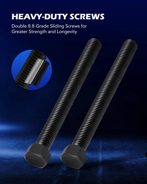 Heavy-duty screws from Wheel Bearing Press Kit for Front Wheel Drive Bearing Removal & Installation, featuring 8.8-grade durability.