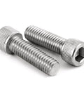 Heavy Duty 5/16-18 Socket Head Cap Screws 1 Inch With Allen Drive Full Thread Bright Finish Stainless Steel 304 18-8 A2-70