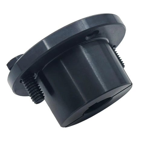 Heavy Duty H Style 5/8 Inch Split Taper Bushing For Pulleys And Sheaves, Carbon Steel Locking Bushing, Black Oxide Finish, Side View