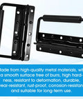 Two Pack Heavy Duty Spring Loaded Surface Mount Handles for tool boxes, chests, cabinets; ambidextrous easy grip with hidden spring.