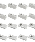 Beefed Up Heavy Duty Spring T Nuts For 4040 Aluminum Extrusion M8 8mm Roll In T Slot Nuts Carbon Steel With Nickel Plating 30 Pieces