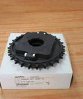 Heavy Duty Sprocket 614-192-40 For Industrial Chain Drives Compatible With Rexnord 61419240 on a box on a wooden surface