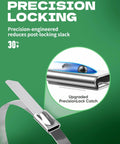 Heavy Duty Stainless Steel Fence Ties 11.8 Inch For Chain Link Fence Chicken Coop Dog Fence Outdoor Fencing And Thermal Insulation 304 Stainless Steel Cable Ties With Reinforced Locking Head To Prevent Loosening Sinlon precision locking feature