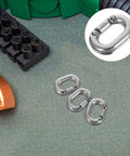 Didiseaon 3-pack 8mm stainless steel quick links for boat anchors, Amazon brand, front view