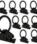 Beefy Heavy Duty Steel O Ring Pack Of 10 With 4500 Lbs Break Strength For E Track Tie Down System displayed