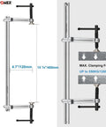 Multifunctional F Clamp 15 3 4 Inch Double Force Bar Clamp For Welding Metalworking And Woodworking Heavy Duty Steel Screw Clamp