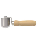 Side view of Heavy Duty Steel Seam Roller With 2 Inch By 2 Inch Radius End For Construction Use Built Tough With Enclosed Bearings MR02150 By Everhard