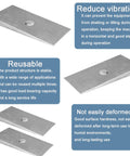 Heavy Duty 2.5 Degree Steel Shims For Universal Suspension Axles Set Of 2 in Silver Carbon Steel with features overview.