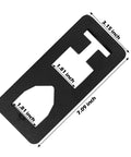 Heavy Duty T Post Puller 13.3mm Thick Steel dimensions illustration showing 7.09 x 3.15 inch measurements for pulling T posts with tools