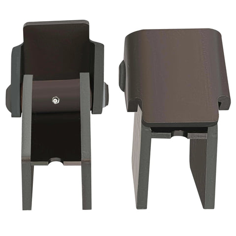 Two Pack Heavy Duty Steel Dump Truck Trailer Hinges Compatible With Two Inch Rectangular Tube Up To Six Inch Or Wider Durable Rust
