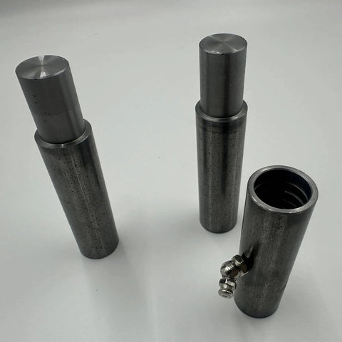 10 Inch Weld On Hinges Heavy Duty Black 2 Pack Greasable Ramp Door Hinges for Trailers