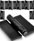 8 Pack Heavy Duty Weldable Hinges 5 mm Thick Solid Steel Butt Weld On Hinges Extra Heavy Hinge for Gates & Doors, front view
