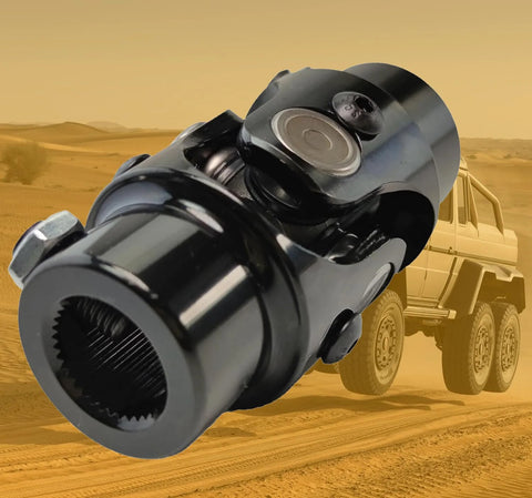 Beefed Up Heavy Duty Steering Shaft Universal U Joint Coupler For Automotive Steering Systems Three Quarters Inch Thirty Six Spline