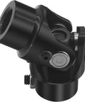 Beefed Up Heavy Duty Steering Shaft Universal U Joint Coupler for Automotive Systems, Black 40Cr Steel, 83mm Length, Close-up View