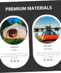 Heavy Duty Suction Cup Hooks For Outdoor Use Car Tent Mounts showcasing tent applications and premium materials description