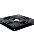 Heavy Duty Square Swivel Plate Replacement for Bar Stools and Chairs with Full Ball Bearings Steel Plate on white background